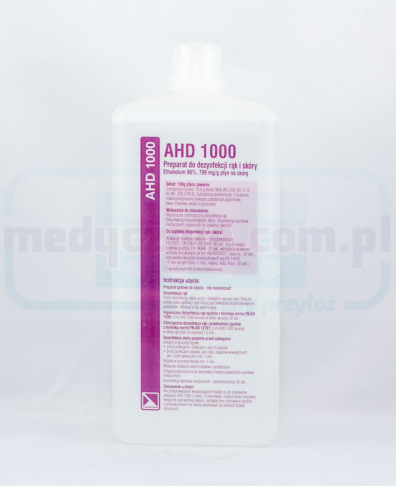 AHD 1000 1L dezynfekcja rąk i skóry